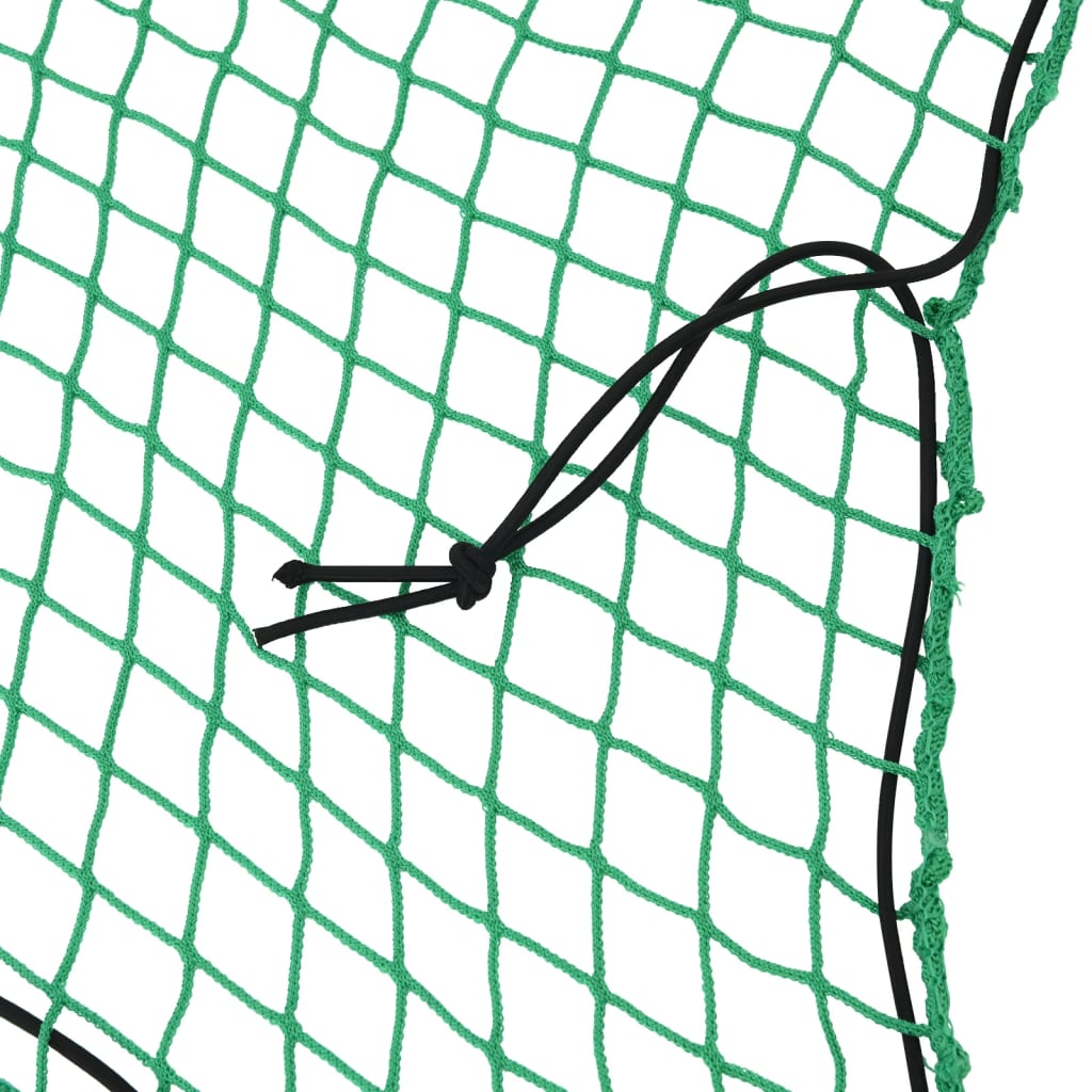 vidaXL Filet pour remorque avec corde élastique vert 2,1x1,25 m PP