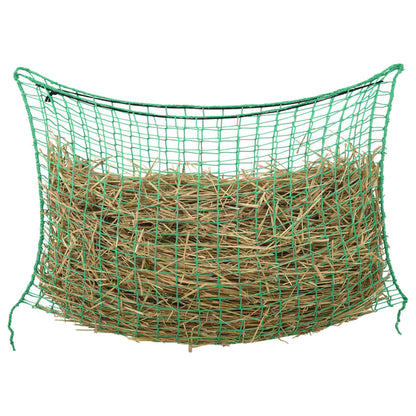 vidaXL Filet à foin 2 pcs rectangulaire vert 90x60 cm PP