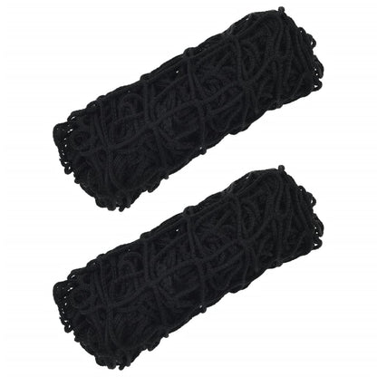 vidaXL Filets à foin 2 pcs rectangulaire noir 90x60 cm PP