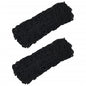vidaXL Filets à foin 2 pcs rectangulaire noir 90x60 cm PP