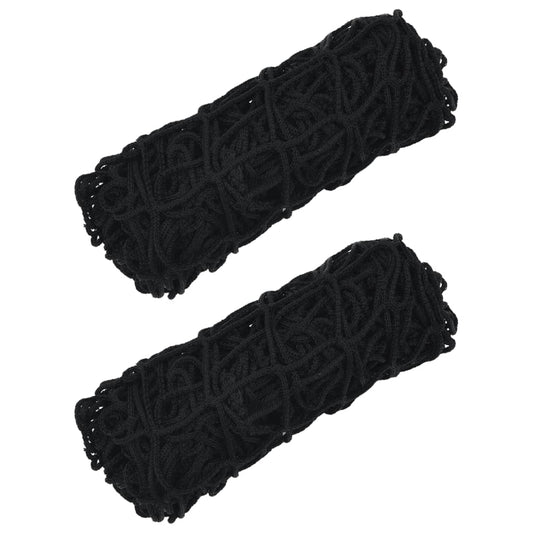 vidaXL Filets à foin 2 pcs rectangulaire noir 100x90 cm PP