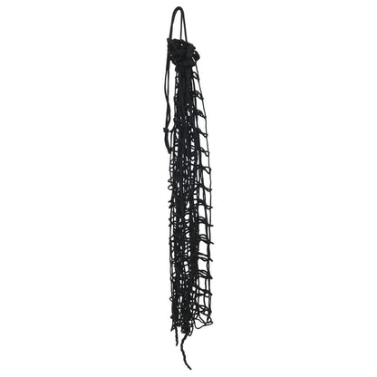 vidaXL Filets à foin 2 pcs rectangulaire noir 75x50 cm PP