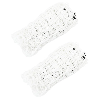 vidaXL Filets à foin 2 pcs rectangulaire blanc 100x90 cm PP