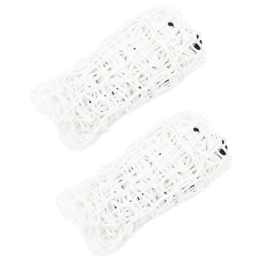 vidaXL Filets à foin 2 pcs rectangulaire blanc 100x90 cm PP