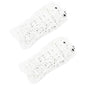 vidaXL Filets à foin 2 pcs rectangulaire blanc 100x90 cm PP