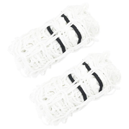 vidaXL Filets à foin 2 pcs carré blanc 75x75 cm PP