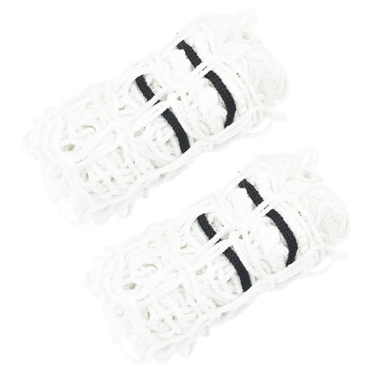 vidaXL Filets à foin 2 pcs carré blanc 75x75 cm PP
