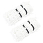 vidaXL Filets à foin 2 pcs carré blanc 75x75 cm PP