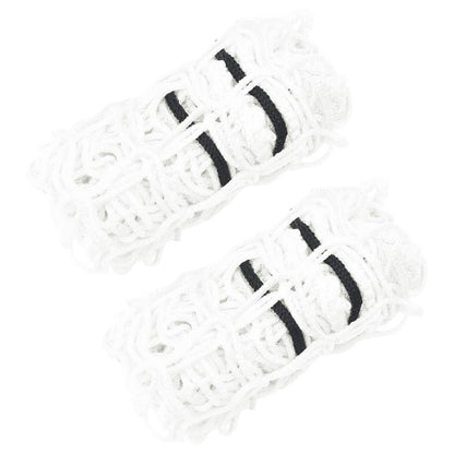 vidaXL Filets à foin 2 pcs carré blanc 100x100 cm PP