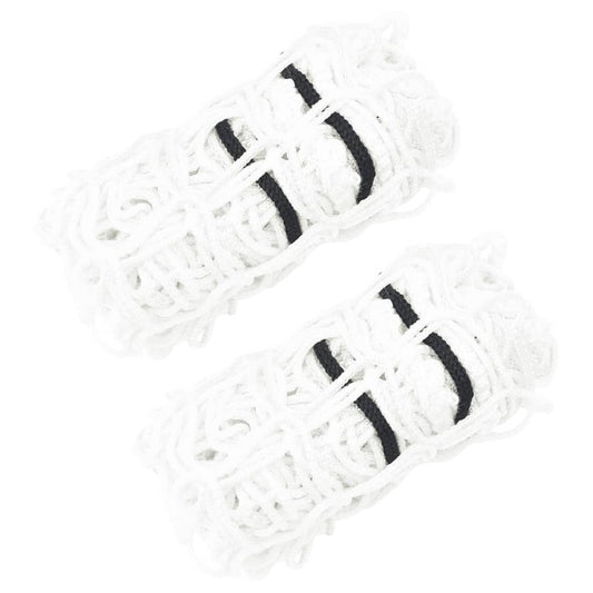 vidaXL Filets à foin 2 pcs carré blanc 100x100 cm PP