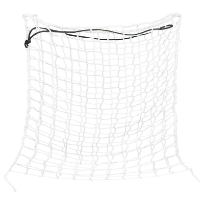 vidaXL Filets à foin 2 pcs carré blanc 100x100 cm PP
