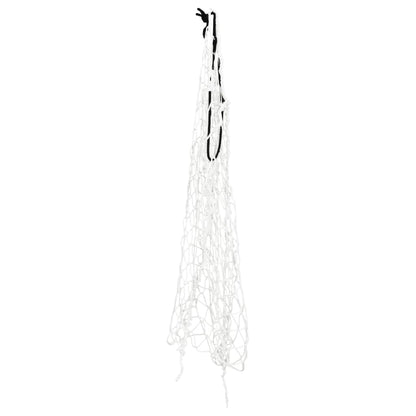 vidaXL Filets à foin 2 pcs carré blanc 100x100 cm PP