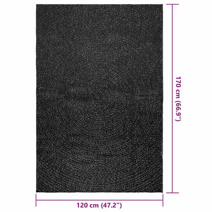 vidaXL Tapis ZIZUR 120x170 cm aspect de jute intérieur extérieur