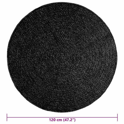 vidaXL Tapis ZIZUR Ø 120 cm aspect de jute intérieur extérieur