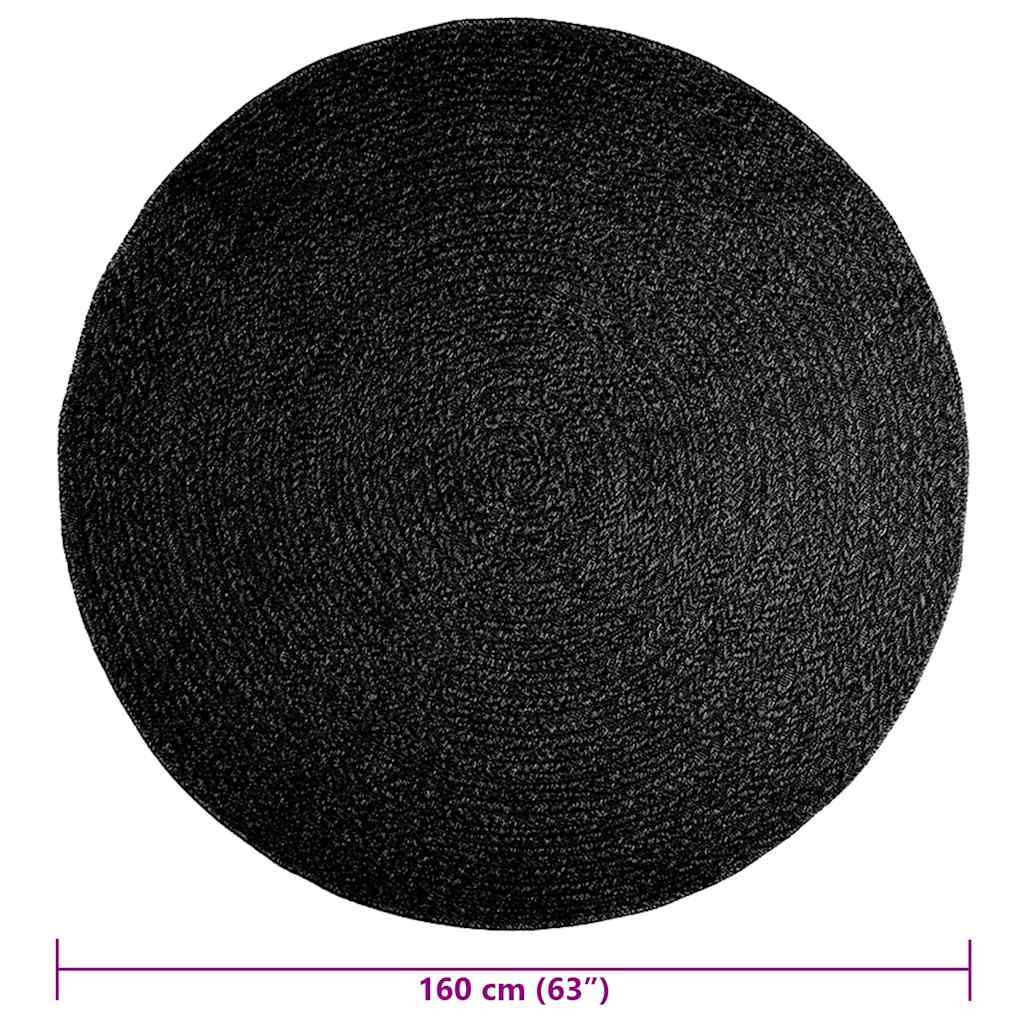 vidaXL Tapis ZIZUR Ø 160 cm aspect de jute intérieur extérieur