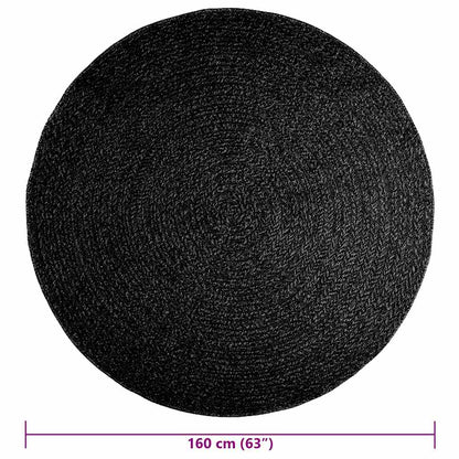 vidaXL Tapis ZIZUR Ø 160 cm aspect de jute intérieur extérieur