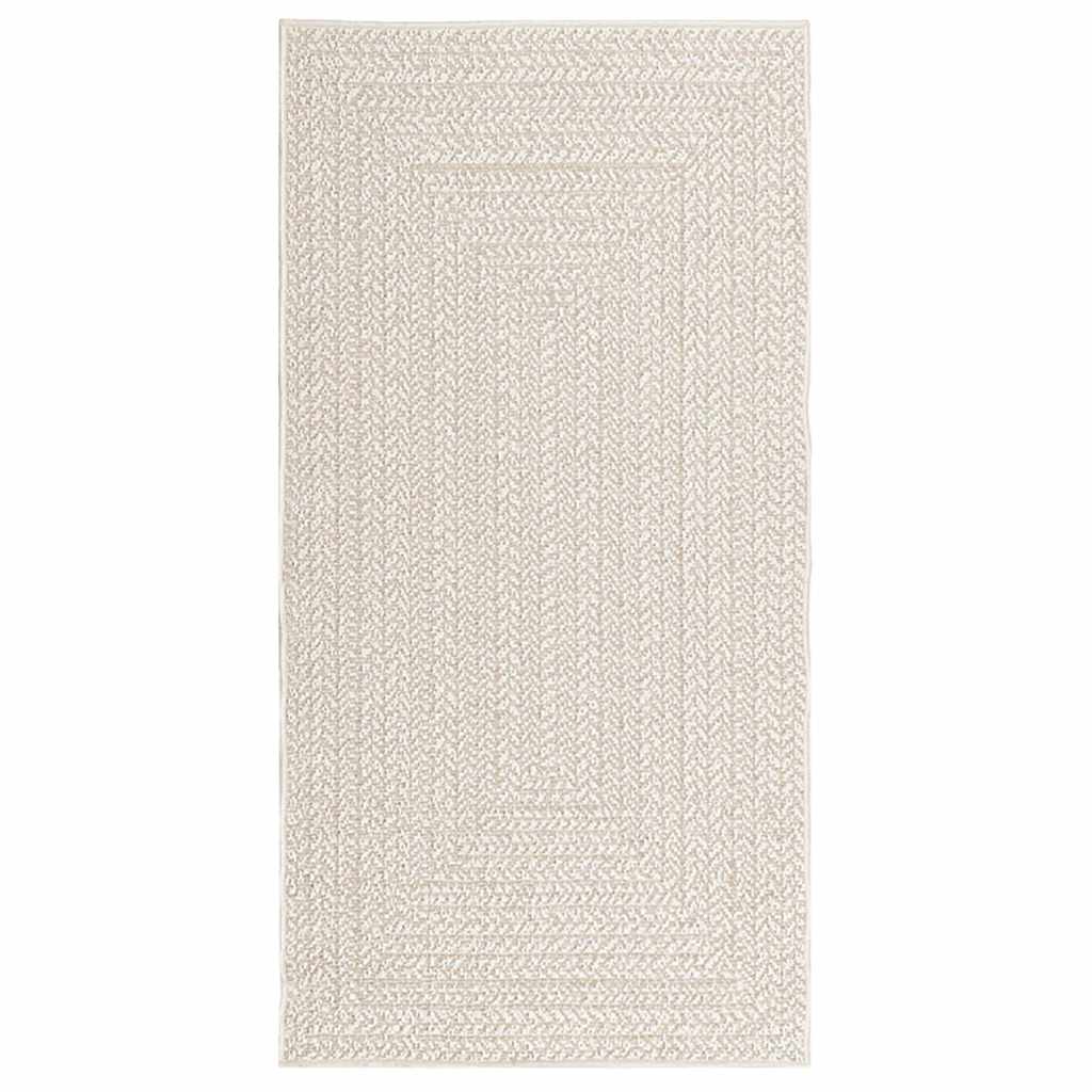 vidaXL Tapis ZIZUR crème 80x150 cm aspect de jute intérieur extérieur