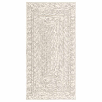 vidaXL Tapis ZIZUR crème 80x150 cm aspect de jute intérieur extérieur