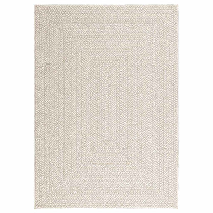 vidaXL Tapis ZIZUR crème 120x170 cm aspect de jute intérieur extérieur