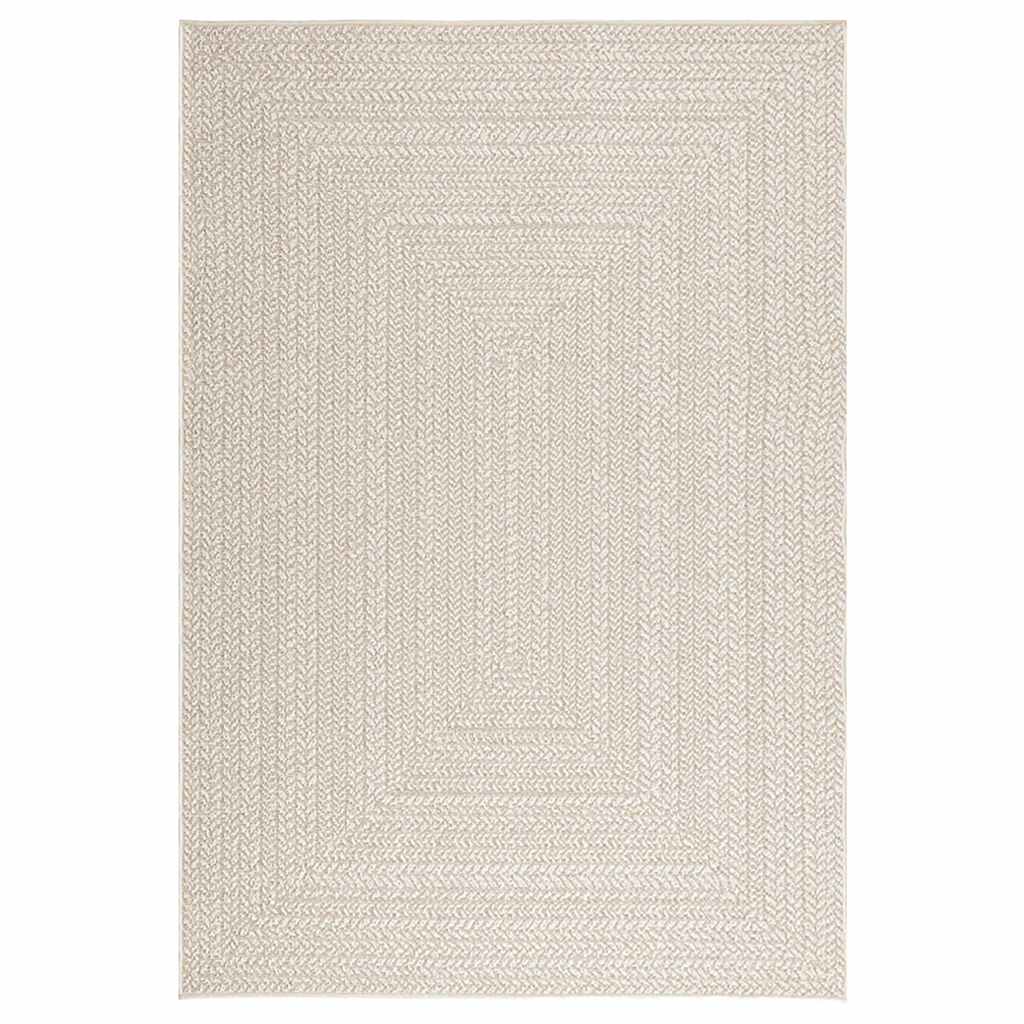 vidaXL Tapis ZIZUR crème 140x200 cm aspect de jute intérieur extérieur