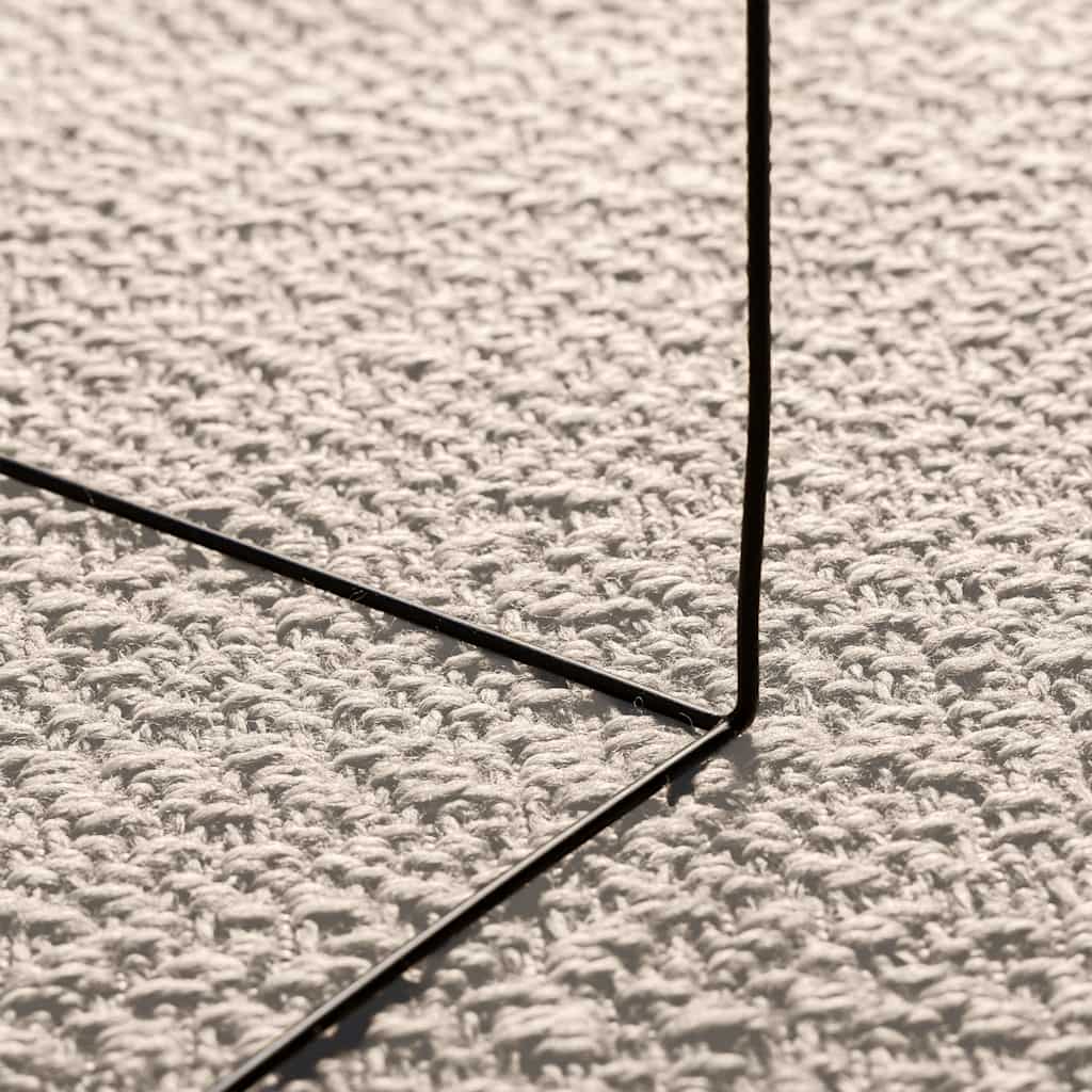 vidaXL Tapis ZIZUR crème 140x200 cm aspect de jute intérieur extérieur