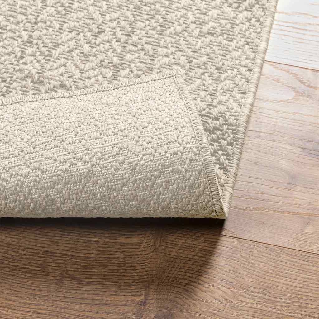 vidaXL Tapis ZIZUR crème 140x200 cm aspect de jute intérieur extérieur