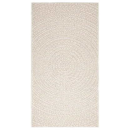 vidaXL Tapis ZIZUR crème 80x150 cm aspect de jute intérieur extérieur