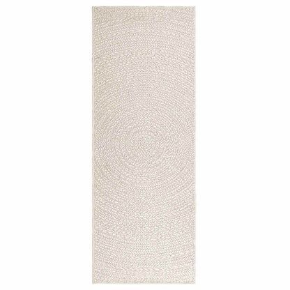 vidaXL Tapis ZIZUR crème 80x200 cm aspect de jute intérieur extérieur