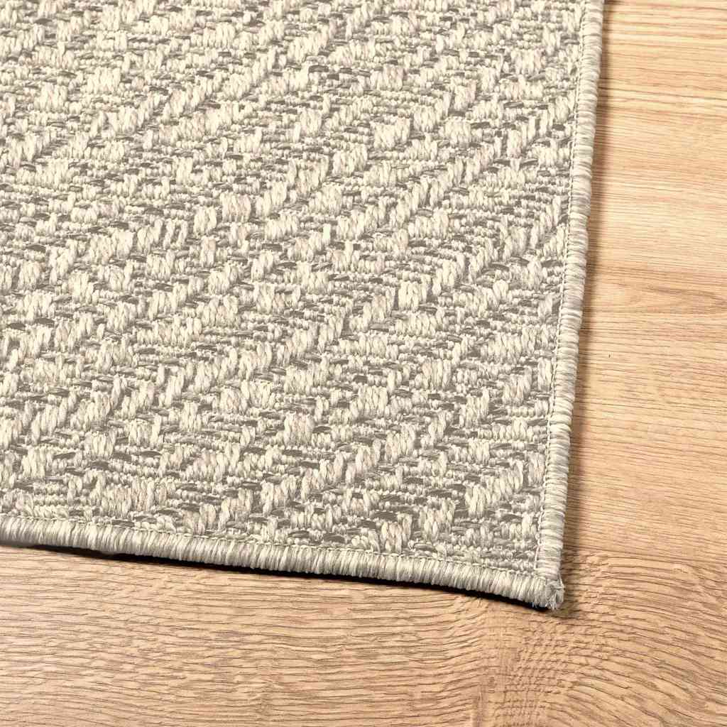 vidaXL Tapis ZIZUR crème 80x200 cm aspect de jute intérieur extérieur