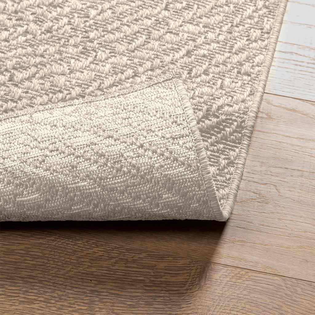 vidaXL Tapis ZIZUR crème 80x250 cm aspect de jute intérieur extérieur