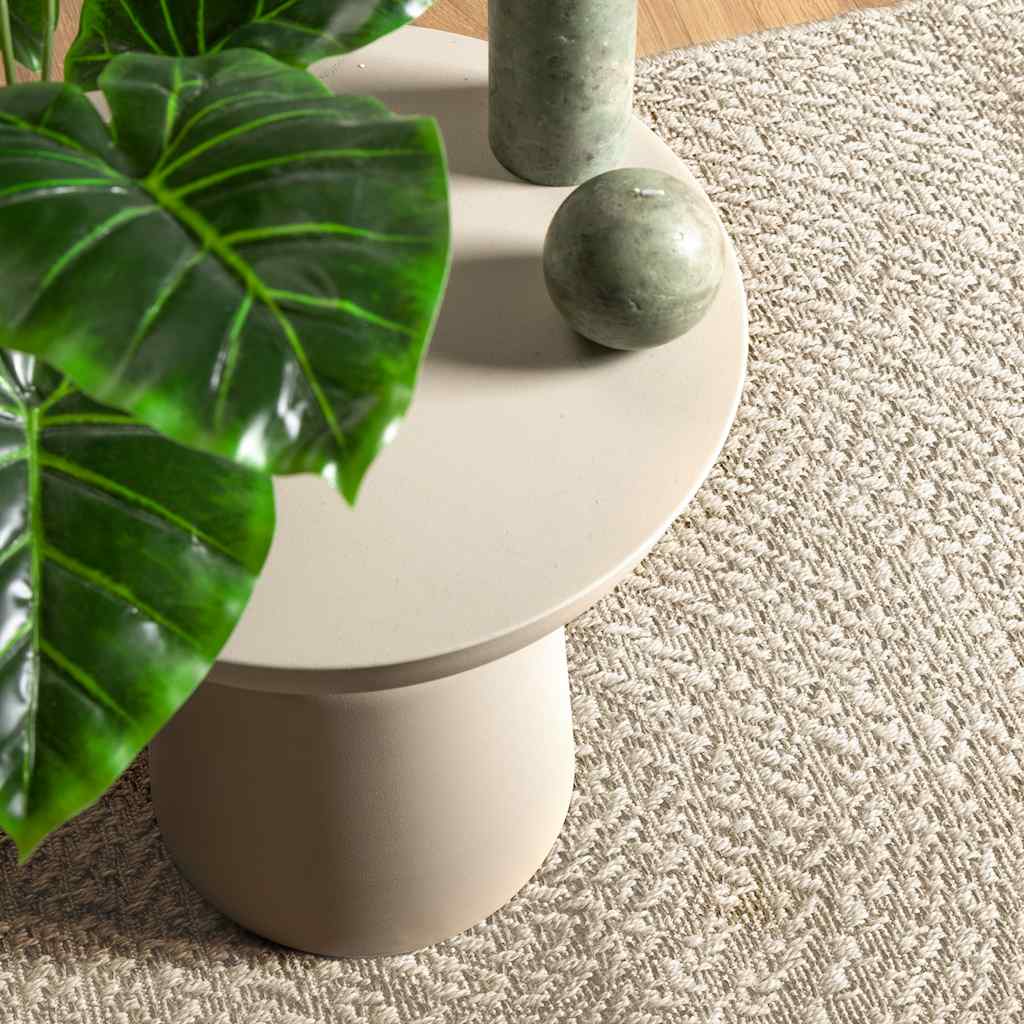 vidaXL Tapis ZIZUR crème 100x200 cm aspect de jute intérieur extérieur