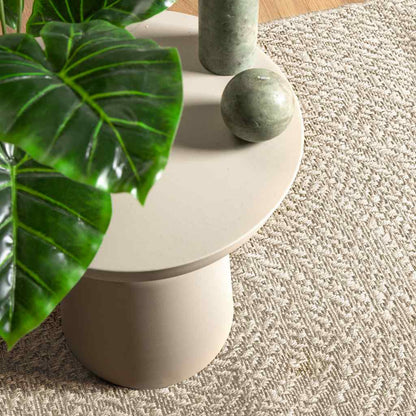 vidaXL Tapis ZIZUR crème 100x200 cm aspect de jute intérieur extérieur