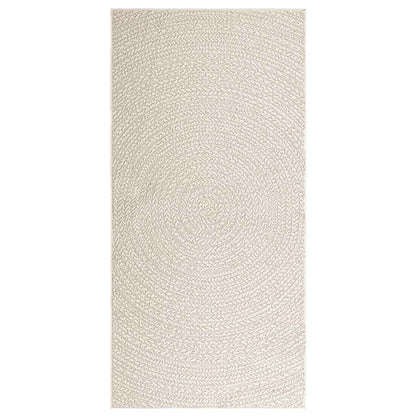 vidaXL Tapis ZIZUR crème 100x200 cm aspect de jute intérieur extérieur
