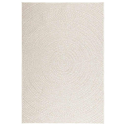 vidaXL Tapis ZIZUR crème 120x170 cm aspect de jute intérieur extérieur