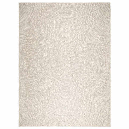 vidaXL Tapis ZIZUR crème 240x340 cm aspect de jute intérieur extérieur