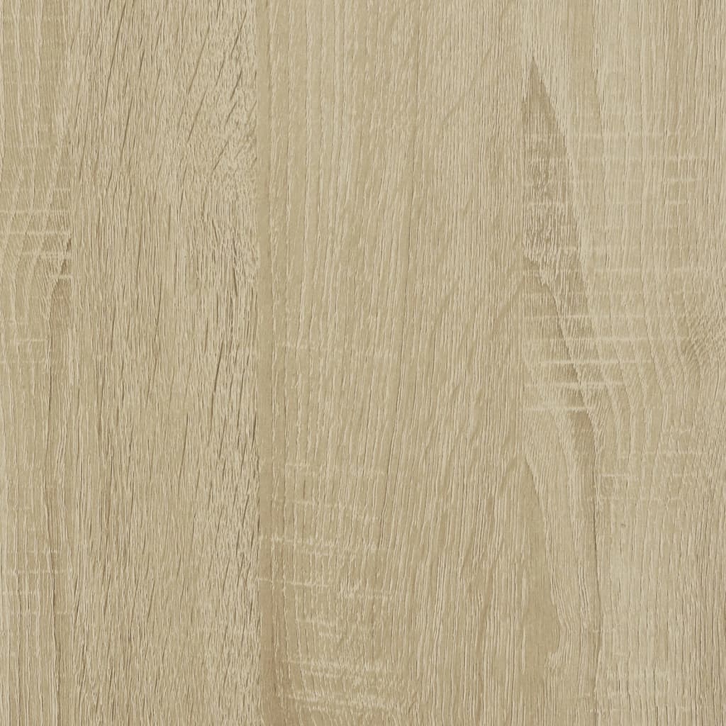 vidaXL Boîte de rangement avec couvercle chêne sonoma bois ingénierie