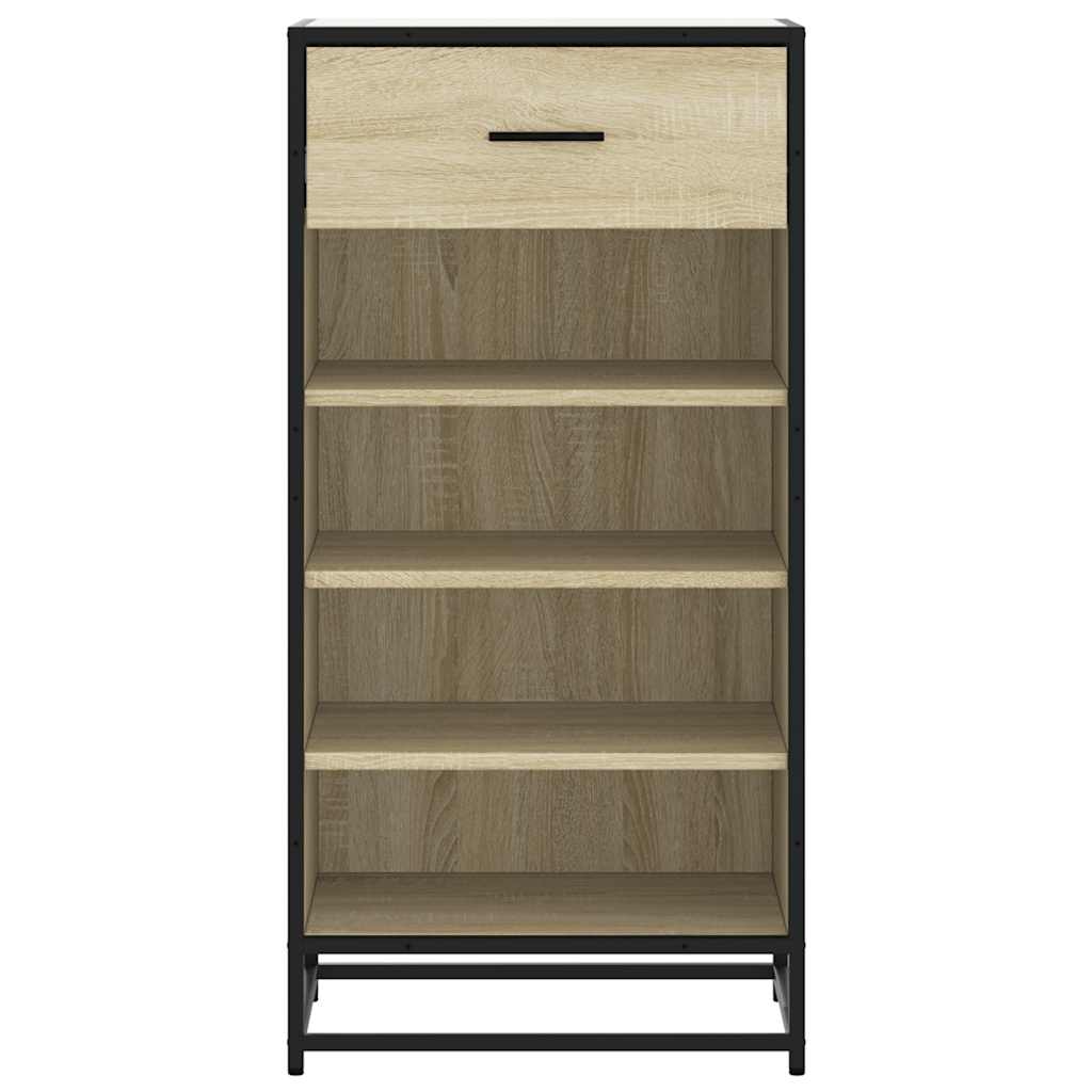 vidaXL Étagère à chaussures chêne sonoma 48x38x97,5 cm bois ingénierie