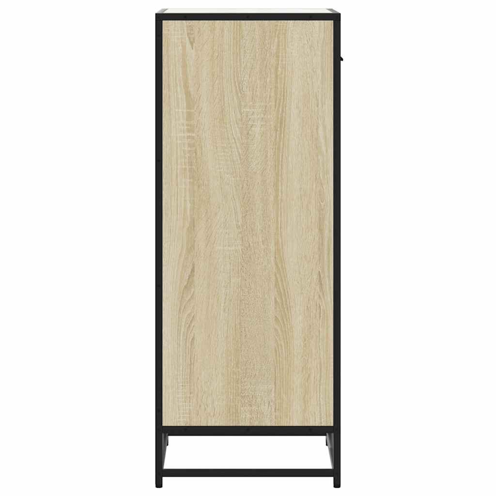 vidaXL Étagère à chaussures chêne sonoma 48x38x97,5 cm bois ingénierie
