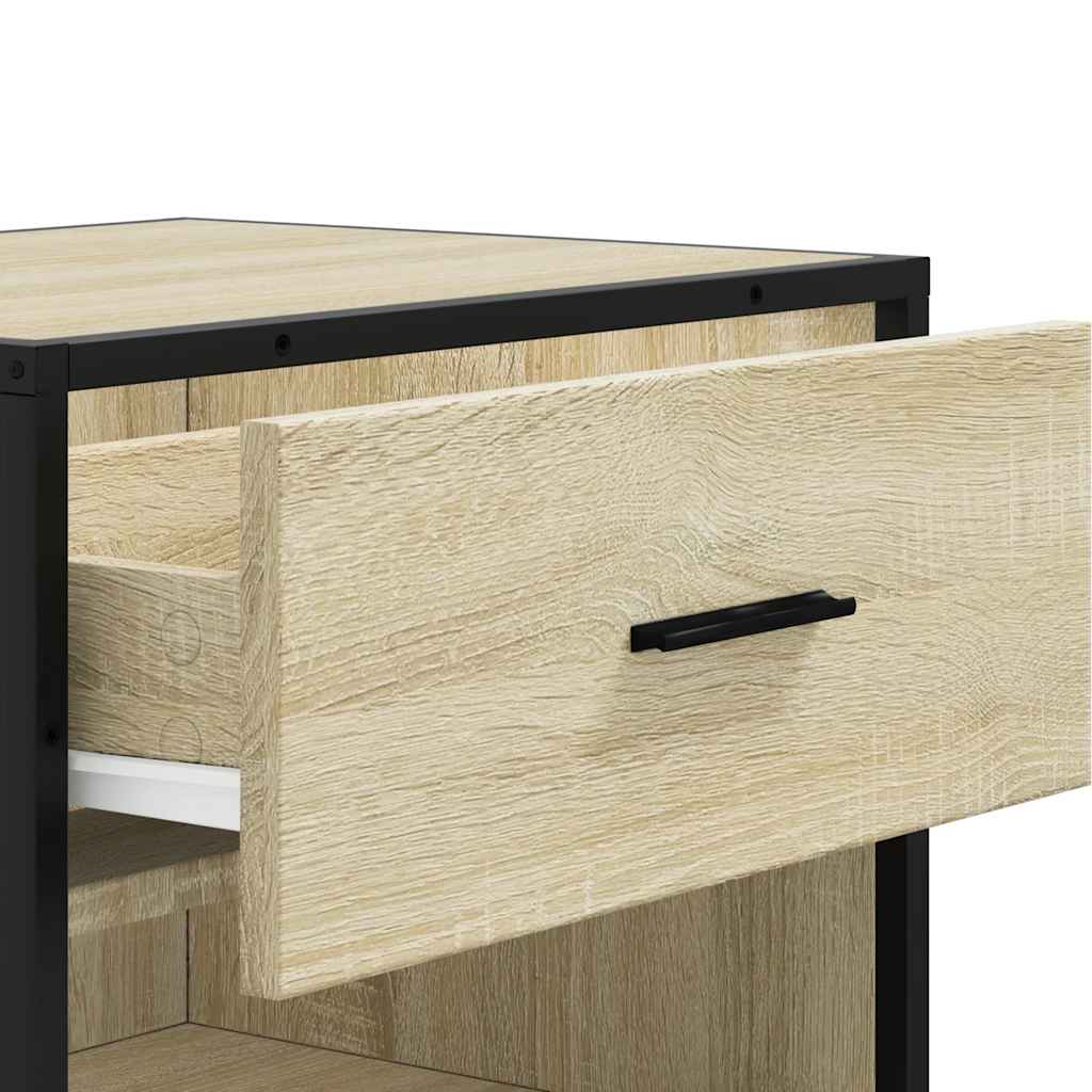 vidaXL Étagère à chaussures chêne sonoma 48x38x97,5 cm bois ingénierie