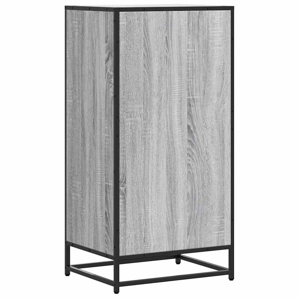 vidaXL Étagère à chaussures sonoma gris 48x38x97,5 cm bois ingénierie
