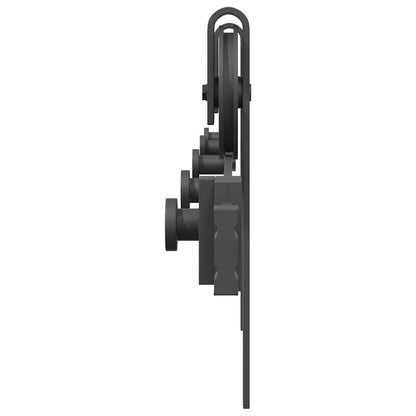 vidaXL Kit de quincaillerie de porte coulissante 183 cm Acier Noir