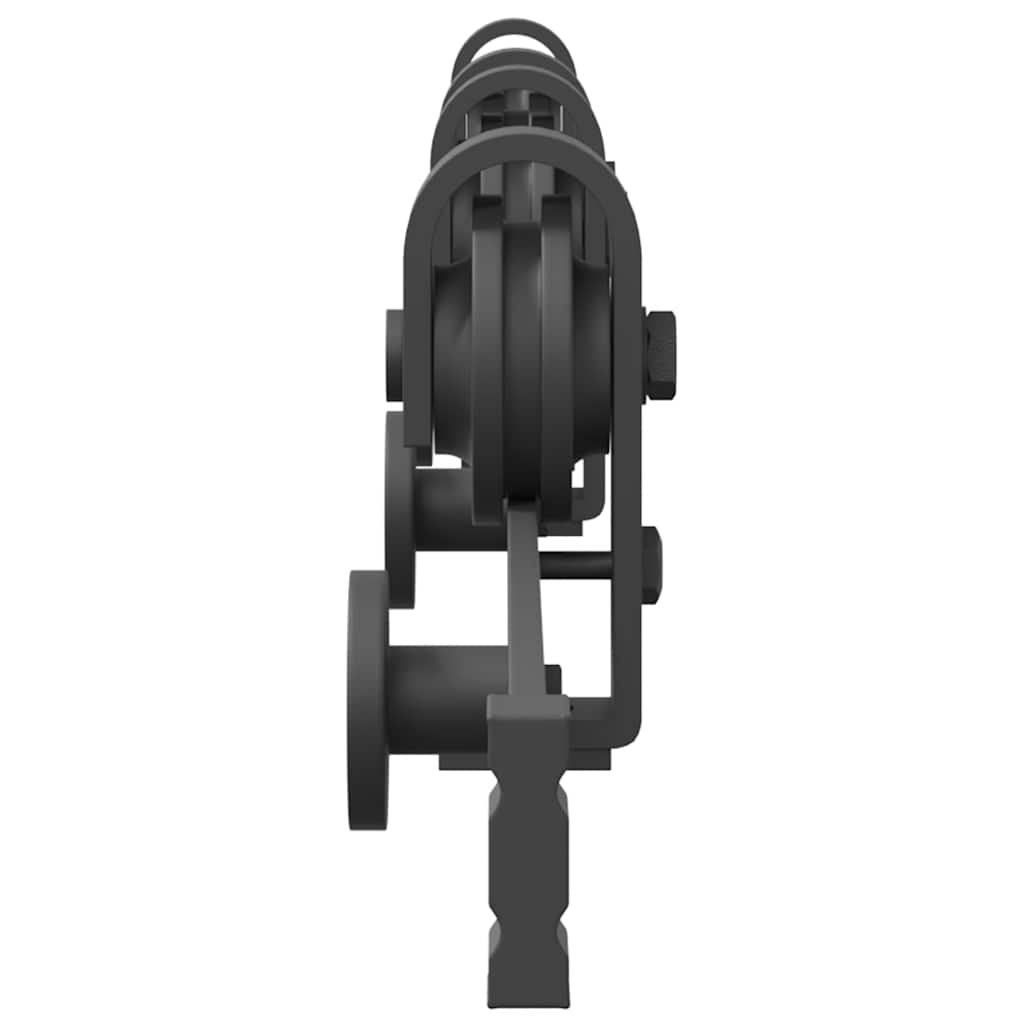 vidaXL Kit de quincaillerie de porte coulissante 200 cm Acier Noir