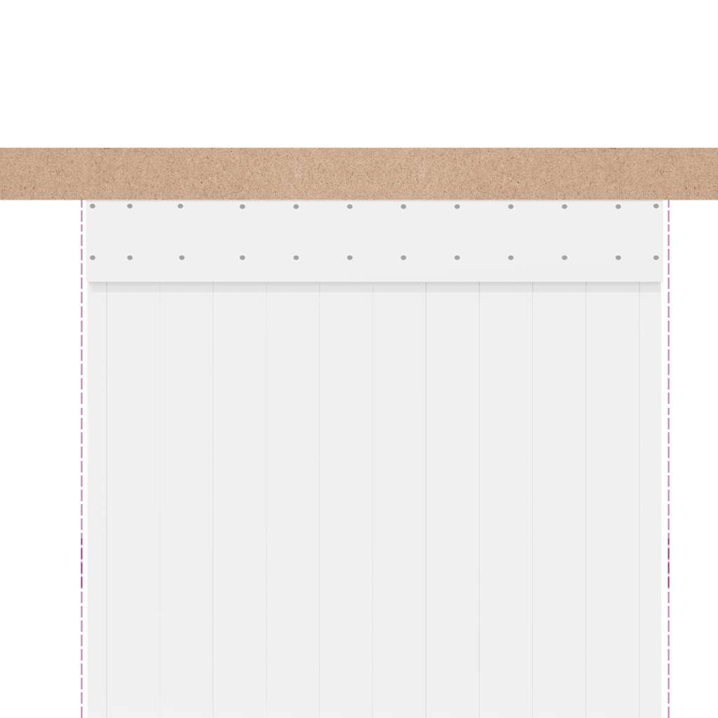 vidaXL Kit de quincaillerie de porte coulissante alliage d'aluminium