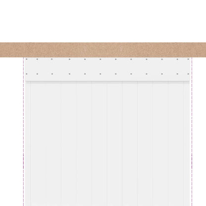 vidaXL Kit de quincaillerie de porte coulissante alliage d'aluminium
