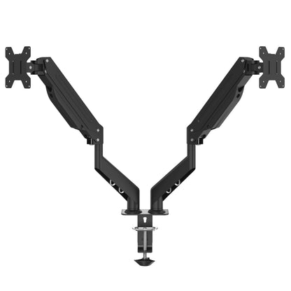 vidaXL Bras pour moniteur double 27 pouces max VESA 75/100 mm 20 kg