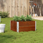 vidaXL Jardinière marron 80x60 cm bois massif de pin