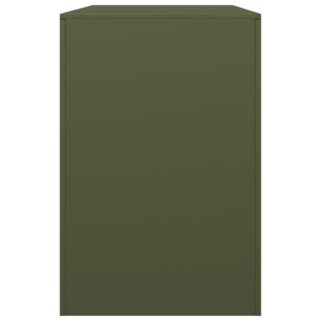 vidaXL Portant de bois de chauffage vert 100x40x60 cm acier