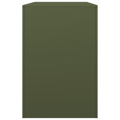 vidaXL Portant de bois de chauffage vert 100x40x60 cm acier