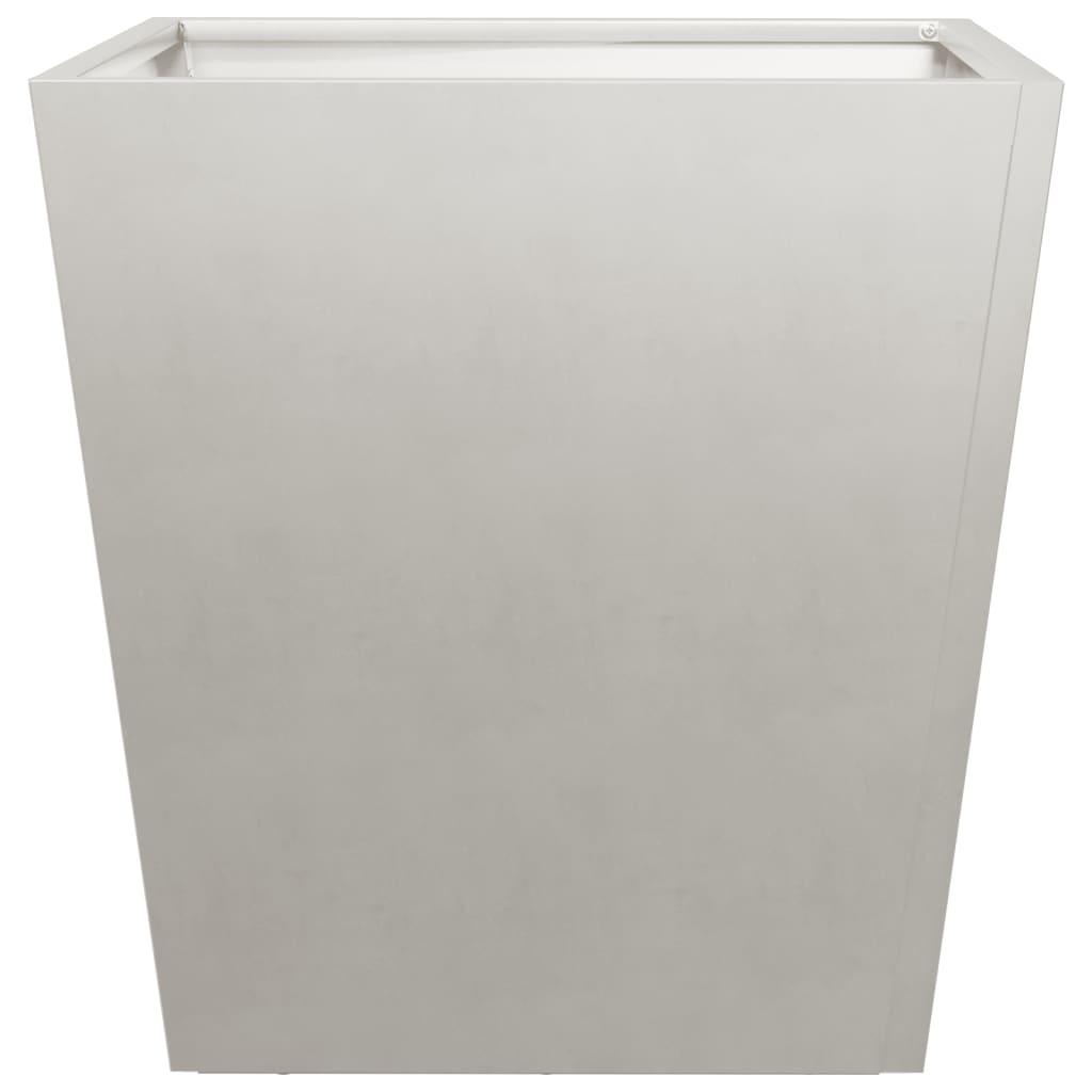 vidaXL Jardinières 2 pcs 40x40x40 cm acier inoxydable