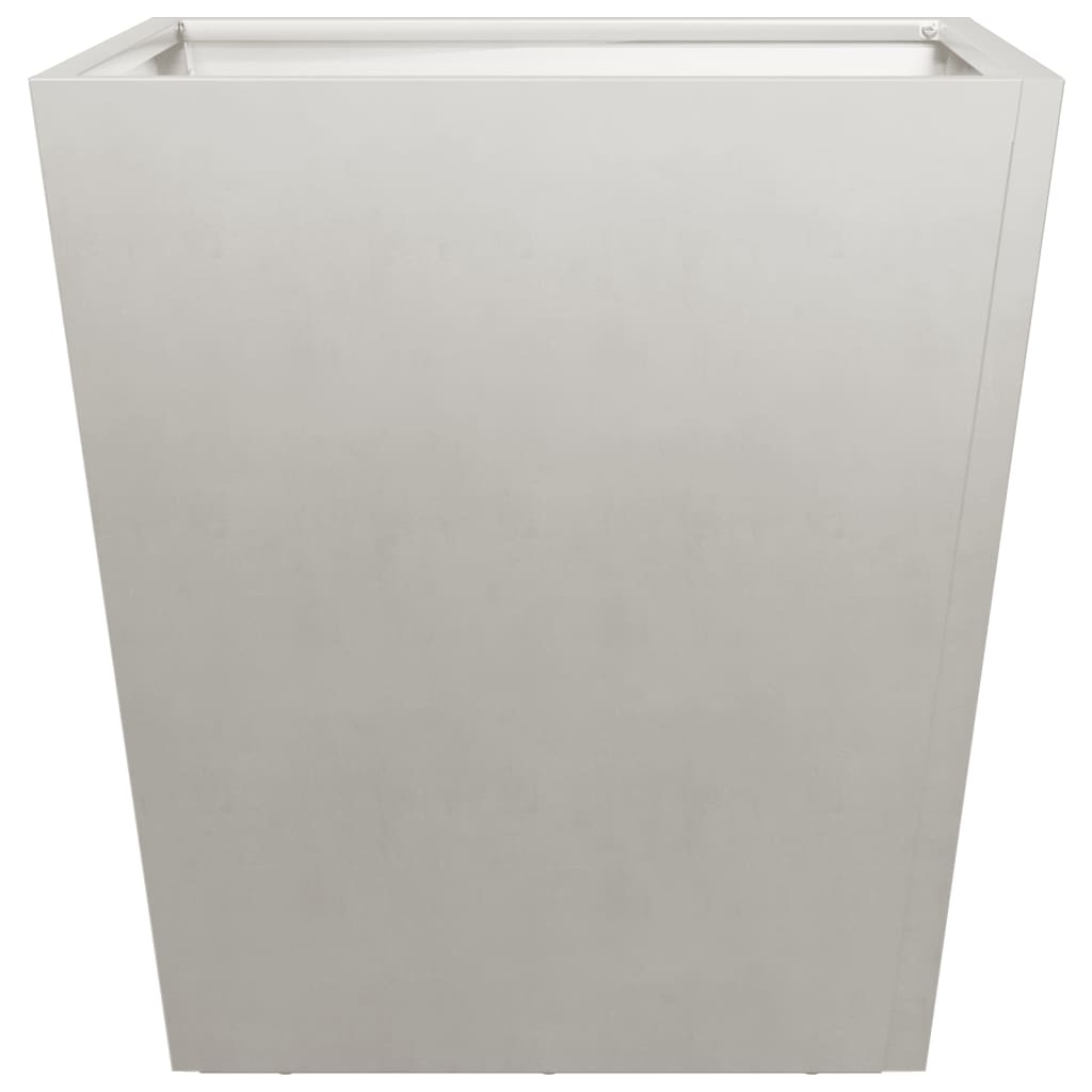 vidaXL Jardinières 2 pcs 40x40x40 cm acier inoxydable